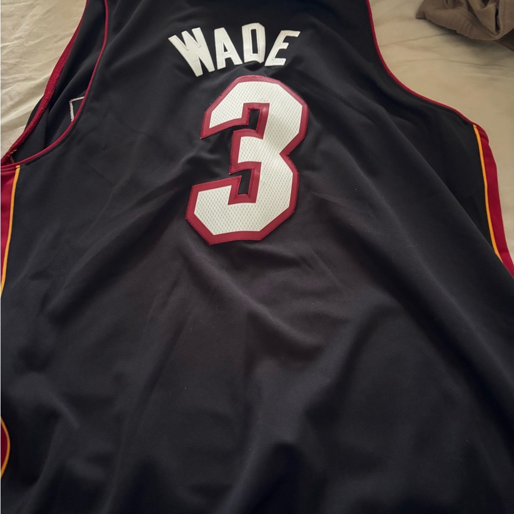 Black Basketball Jersey with Red Trim